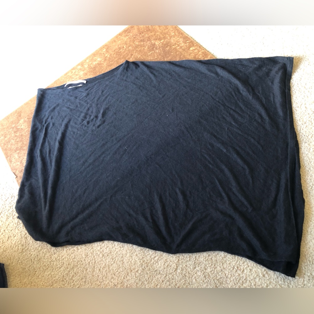Linen scarf -high low
